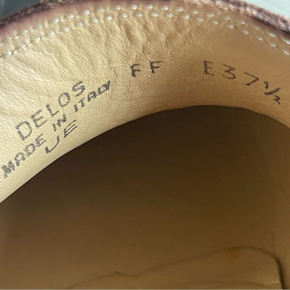 Bally Of Switzerland Delos Chocolate Brown Driving Loafers Size 37.5 - Picture 12 of 12